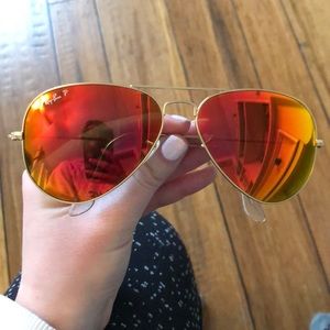 Orange Ray-Bans